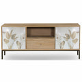 DKD Home Decor Metal Mango Wood TV Unit (140 x 40 x 50 cm)