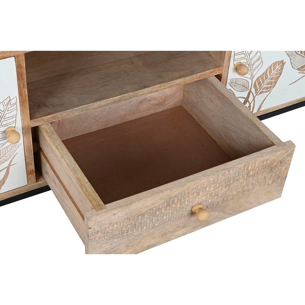 DKD Home Decor Metal Mango Wood TV Unit (140 x 40 x 50 cm)