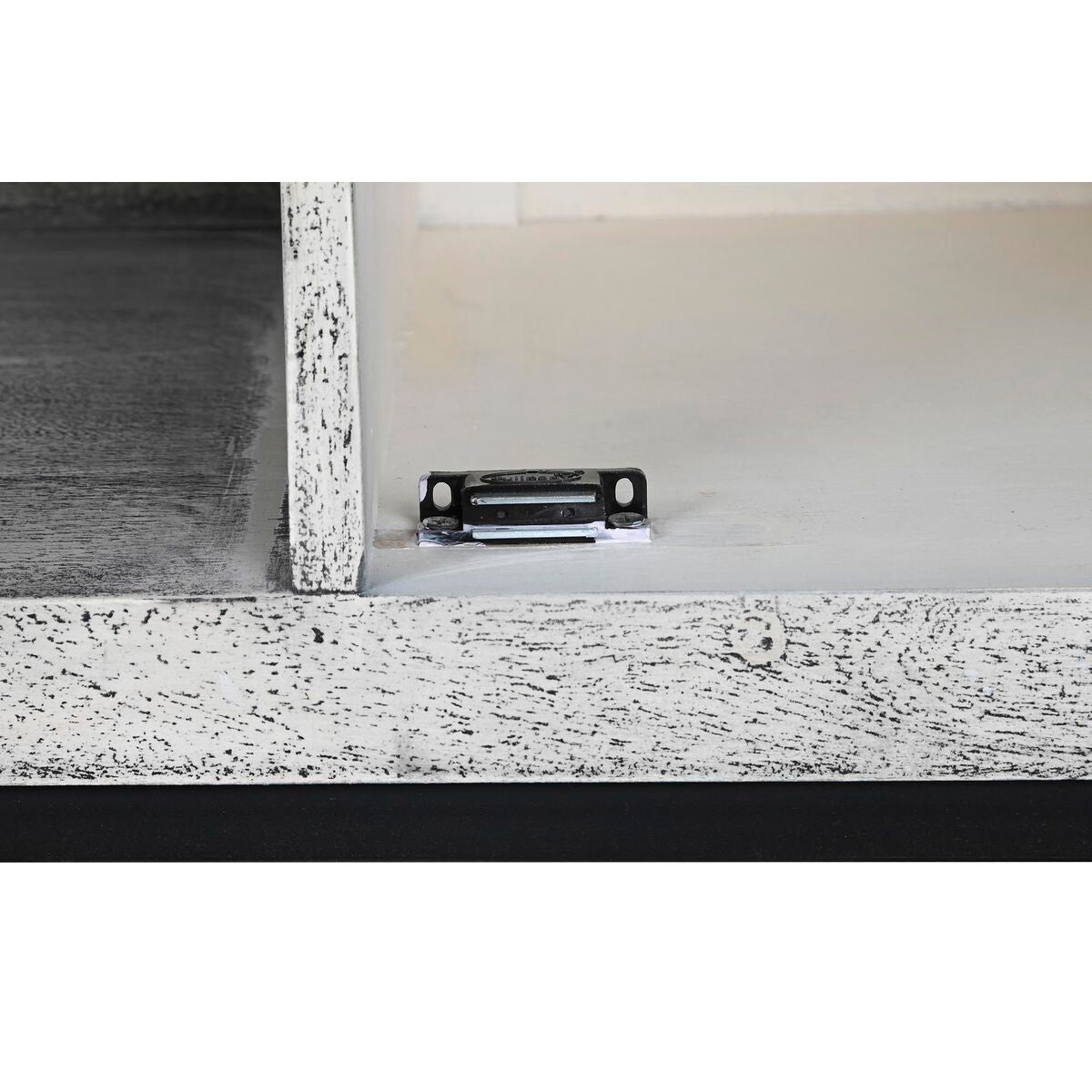 Móvel de TV DKD Home Decor Branco Bege Cinzento Multicolor Cerâmica Madeira de mangueira 130 x 40 x 56 cm