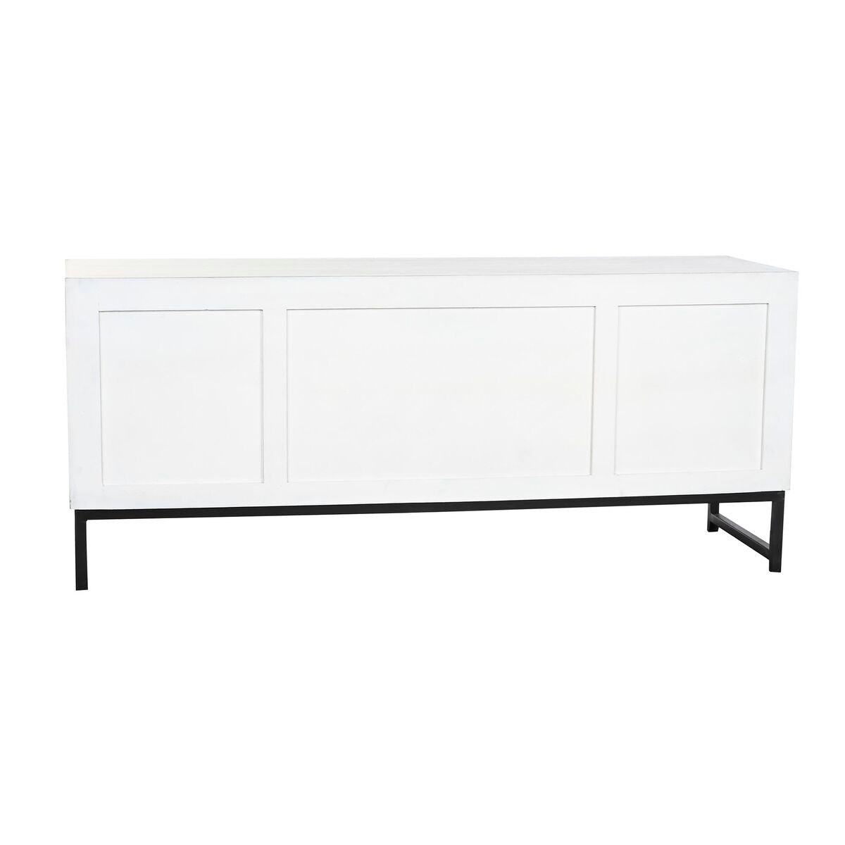 Móvel de TV DKD Home Decor Branco Bege Cinzento Multicolor Cerâmica Madeira de mangueira 130 x 40 x 56 cm