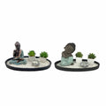 Figura Decorativa DKD Home Decor 32 x 16,5 x 15,5 cm Oriental Jardim (2 Unidades)