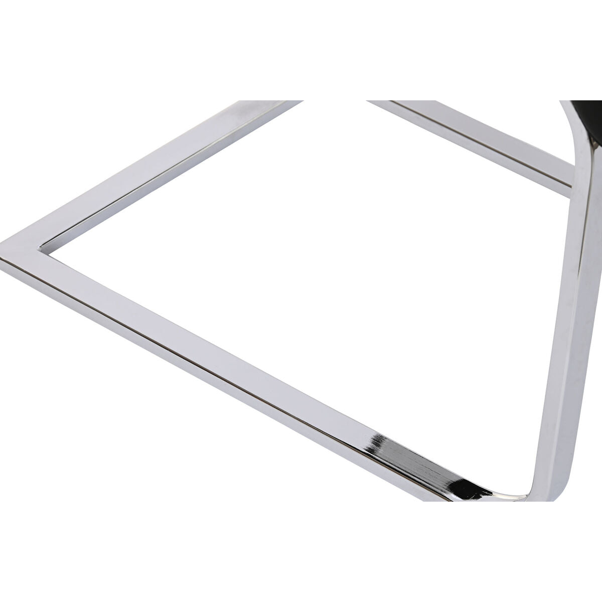 Cadeira de Sala de Jantar DKD Home Decor Preto Metal Poliuretano (59 x 45 x 102 cm)