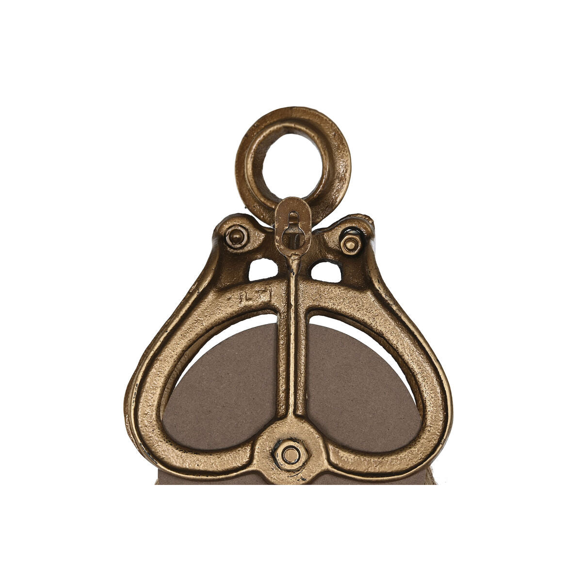 DKD Home Decor Wall Clock 43 x 8 x 71 cm Crystal Black Gold Iron (2 Units)