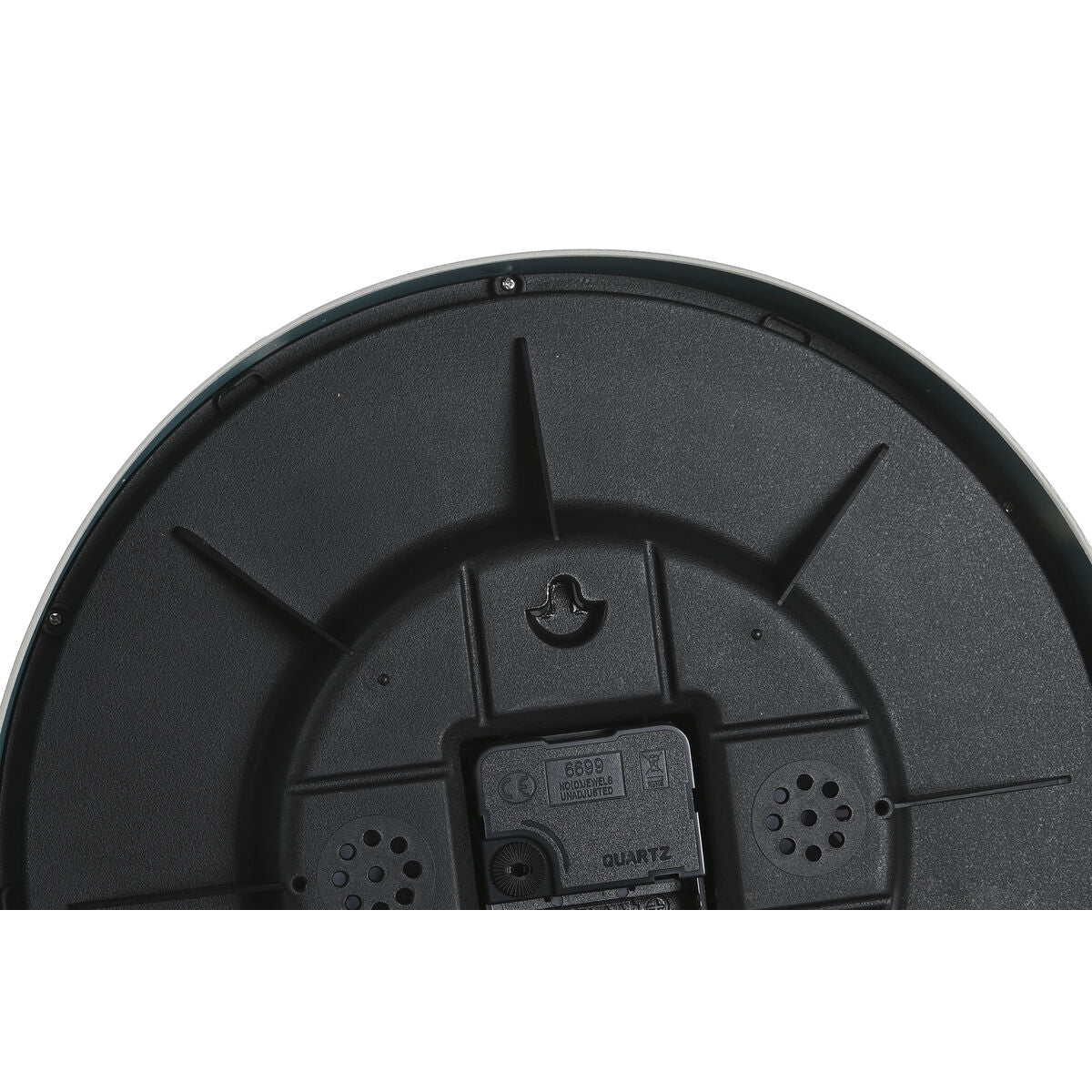 Reloj de pared DKD Home Decor, PVC terracota blanco turquesa, Urbana, 30 x 4,3 x 30 cm (3 unidades)