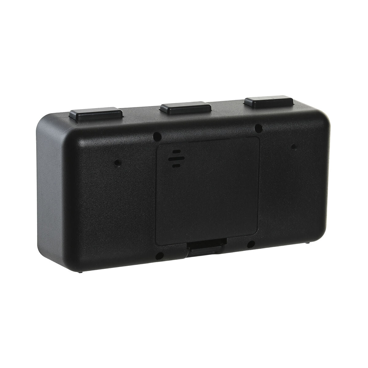 DKD Home Decor Alarm Clock 17 x 5 x 9 cm Black White PVC (2 Units)