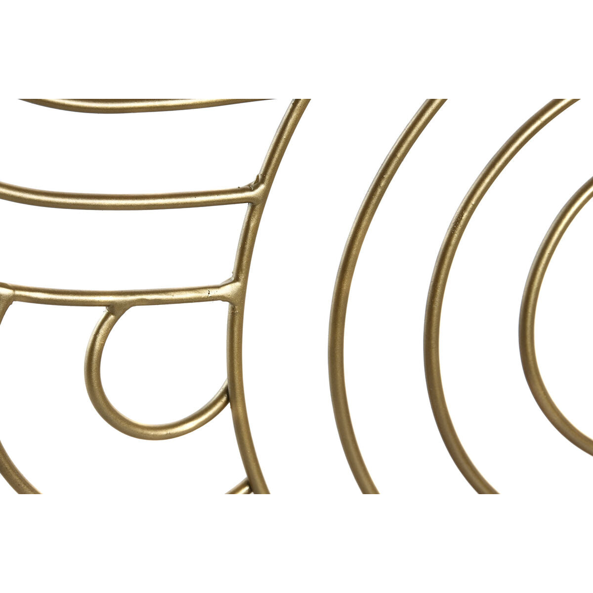 DKD Home Decor Wall Decoration Gold Silver Abstract Oriental 61 x 1 x 61 cm (2 Units)