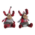 Christmas Ornament DKD Home Decor Red Gray Reindeer 27 x 19 x 32 cm (2 Units)