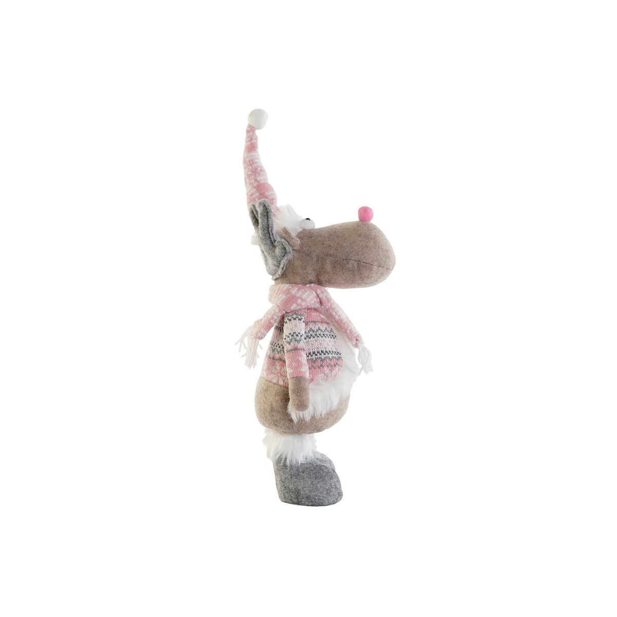 Christmas Ornament DKD Home Decor Multicolor Reindeer 16.5 x 11.4 x 40.6 cm (2 Units)