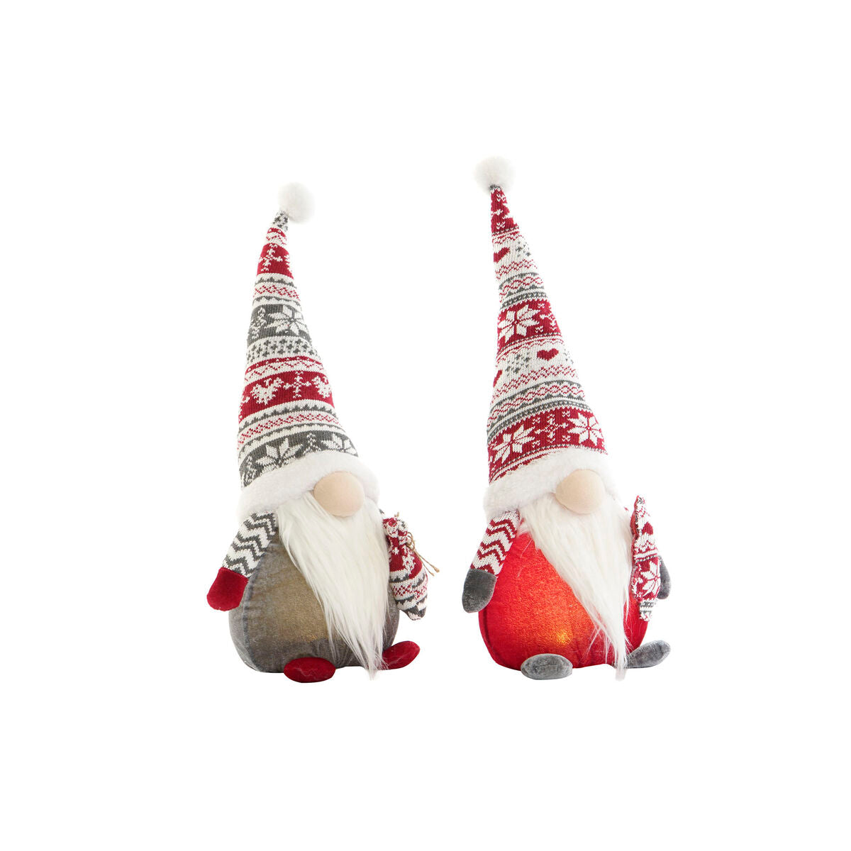 Christmas Ornament DKD Home Decor Multicolor Gnome 23 x 16 x 50 cm (2 Units)