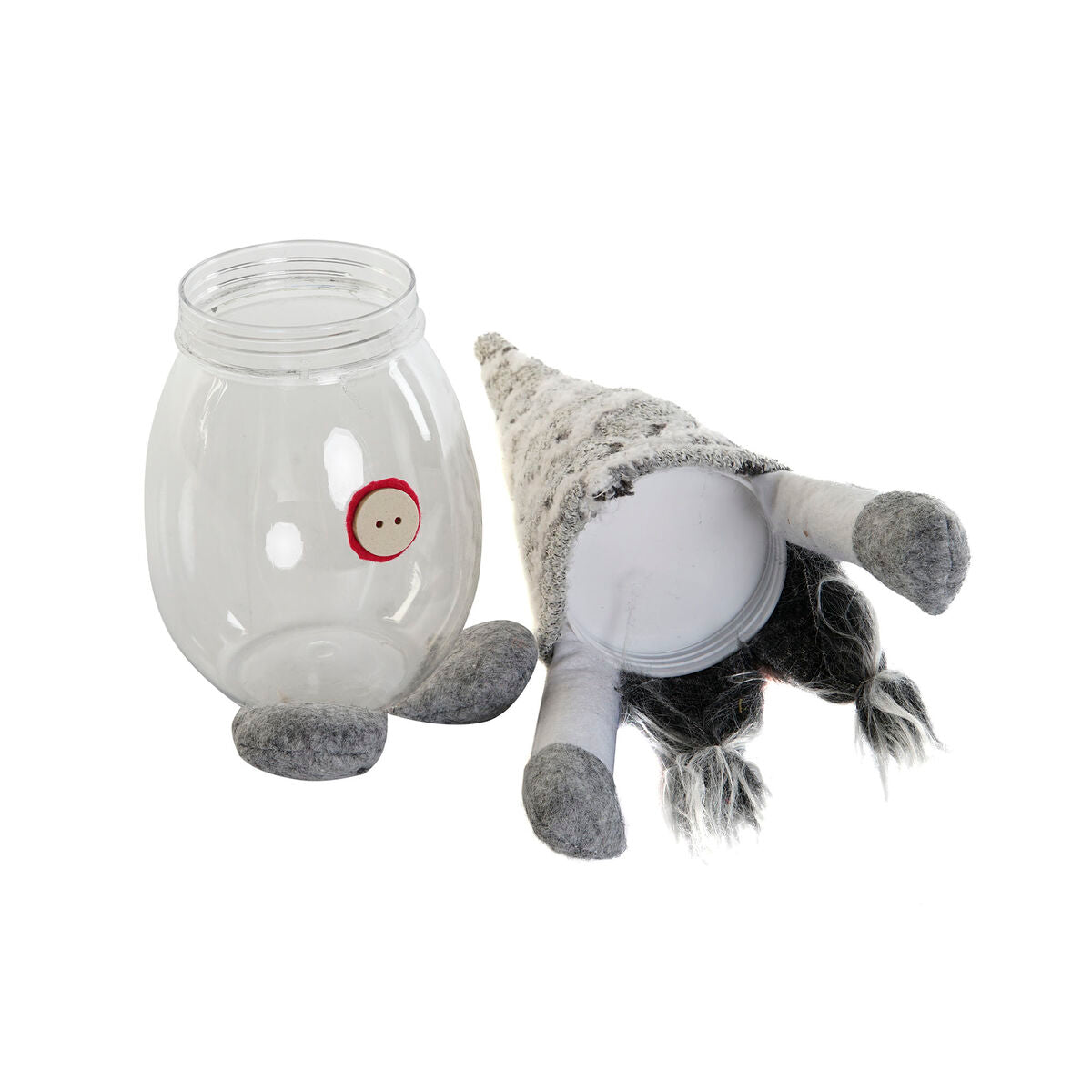 Adorno Natalício DKD Home Decor Multicolor 17 x 12 x 37 cm (3 Unidades)