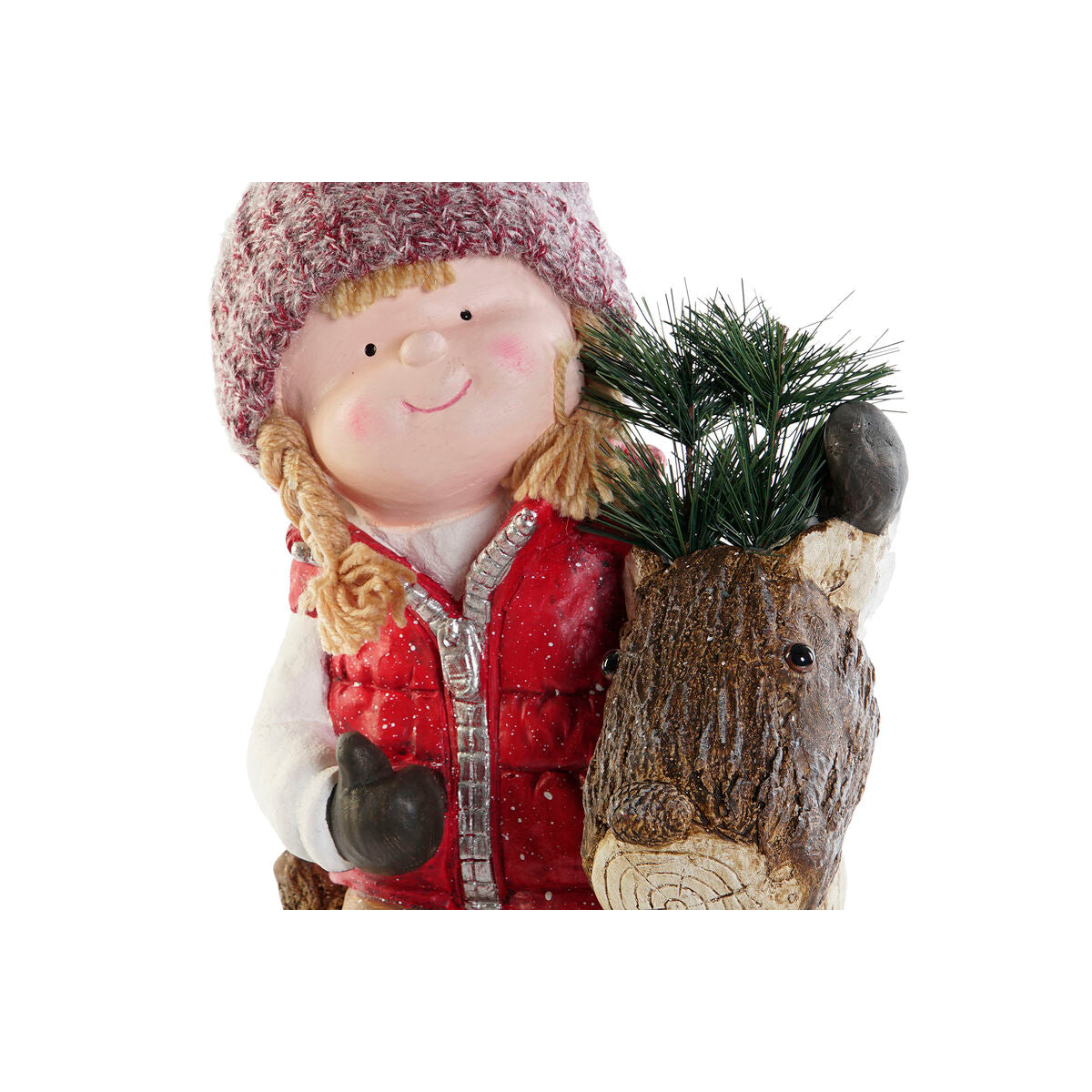 Christmas Ornament DKD Home Decor Multicolor Boys 18 x 24 x 45 cm (2 Units)