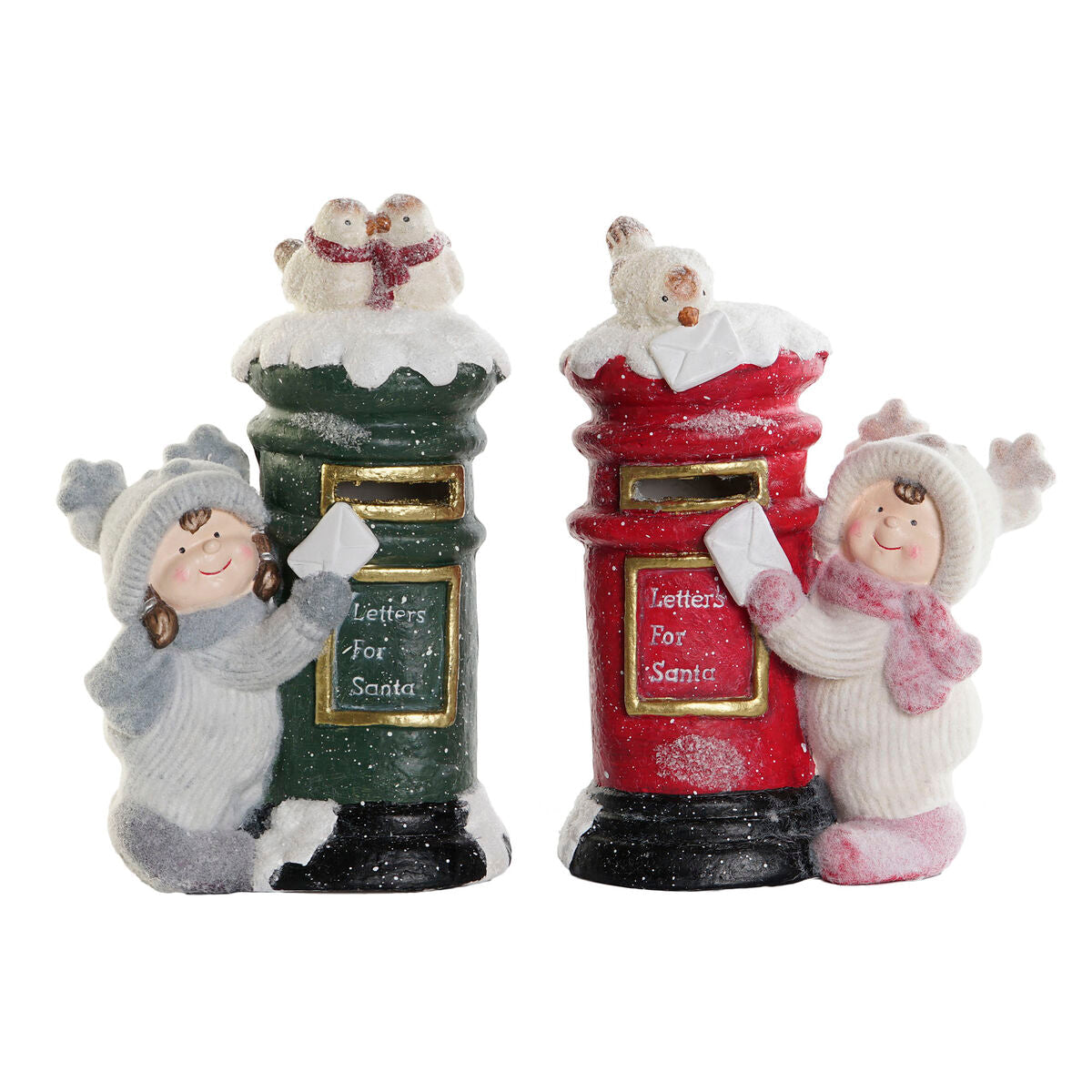 Christmas Ornament DKD Home Decor Multicolor 16 x 28 x 40 cm (2 Units)