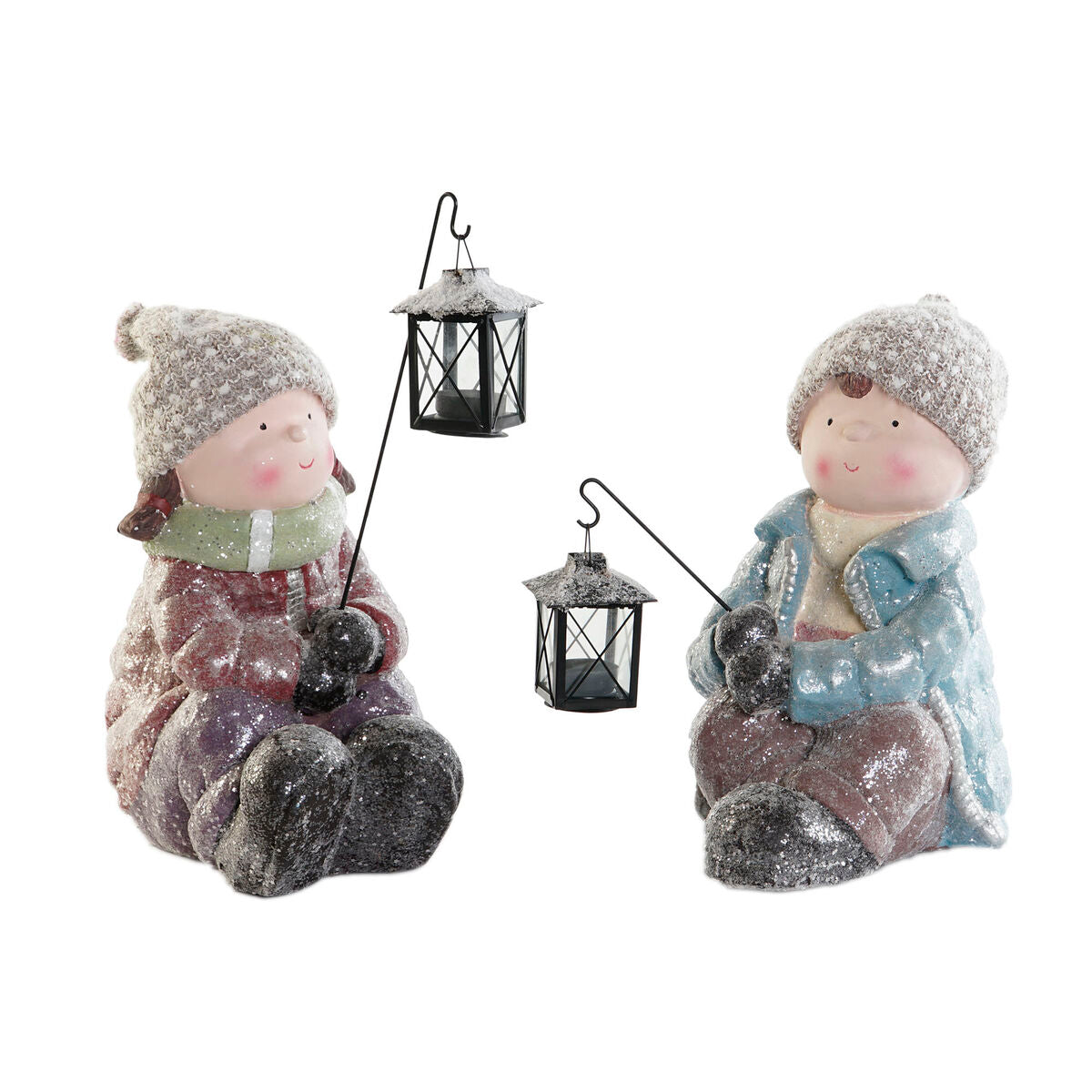 Christmas Ornament DKD Home Decor Multicolor 29 x 18 x 34 cm (2 Units)