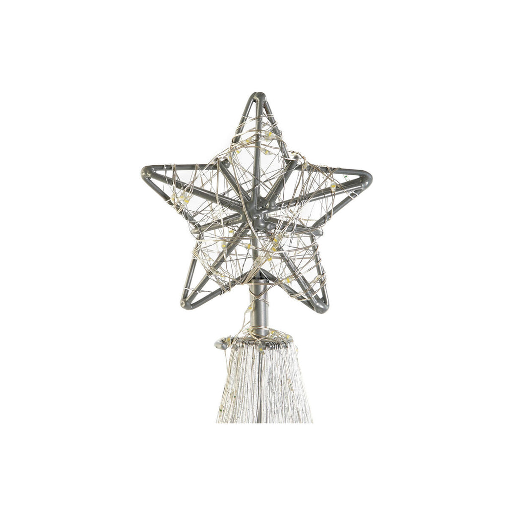 DKD Home Decor Christmas Ornament, Silver, 25 x 25 x 60 cm