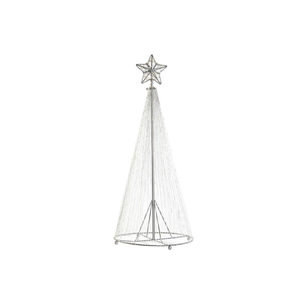 DKD Home Decor Christmas Ornament, Silver, 25 x 25 x 60 cm