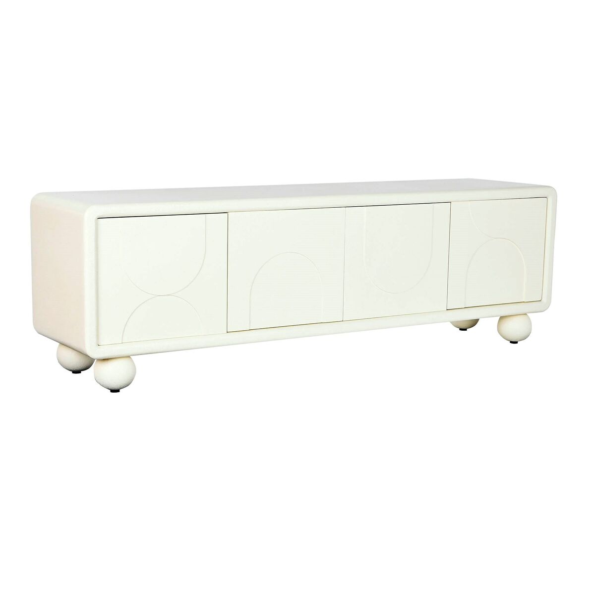 Móvel de TV DKD Home Decor Branco Madeira MDF 160 x 37 x 50 cm