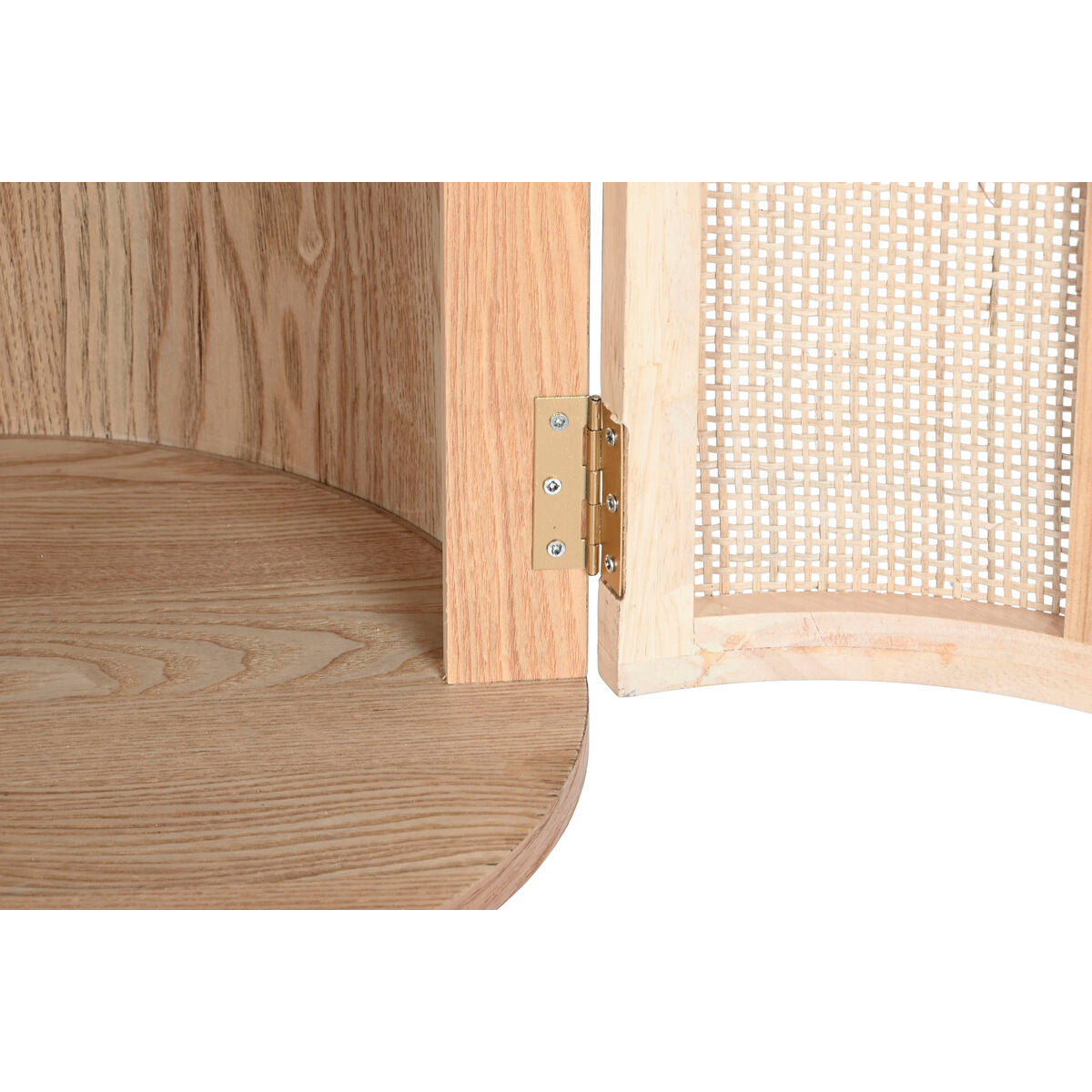 Móvel de TV Home ESPRIT Natural Madeira da borracha 120 x 43,5 x 60 cm