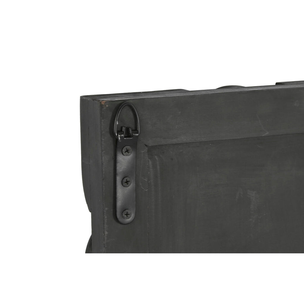 Decoración de pared ESPRIT Home, diseño abstracto moderno negro, 81 x 3,8 x 117 cm