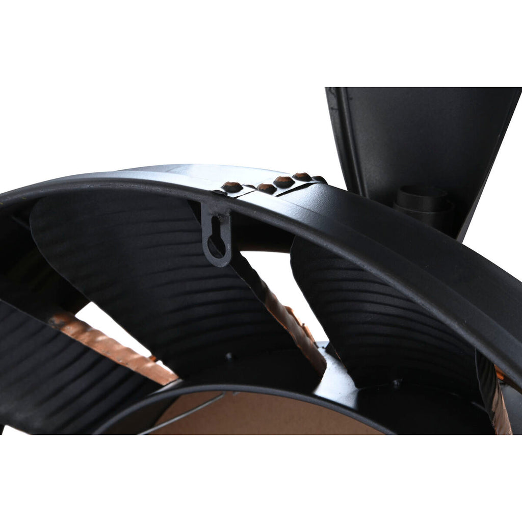 ESPRIT Home Wall Clock, Copper Gray, Gold, Dark Gray, PVC Metal, Propellers, 118 x 24 x 134 cm