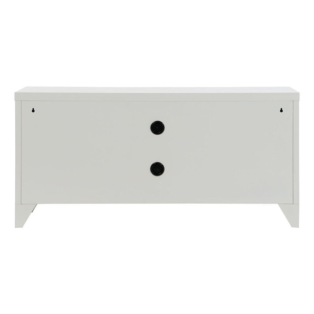 Móvel de TV Home ESPRIT Branco Metal 120 x 40 x 58 cm