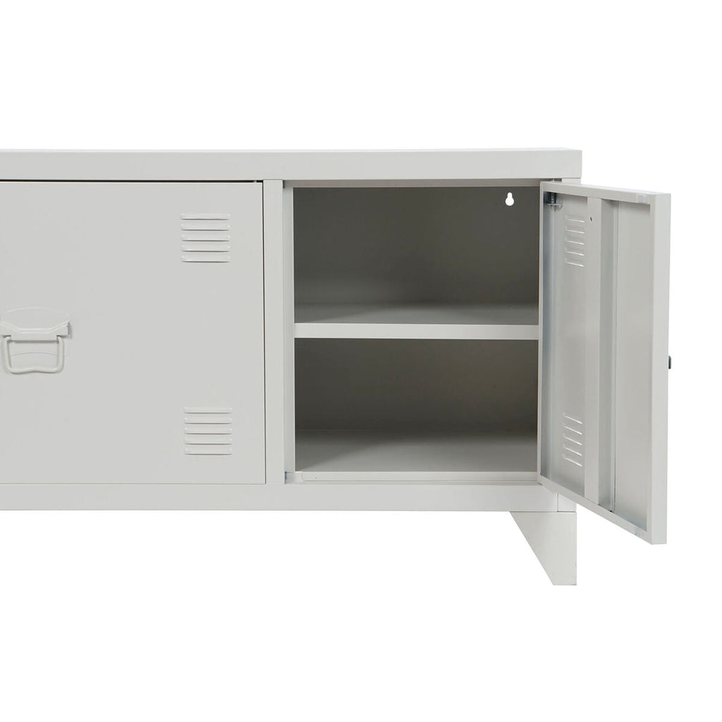 Móvel de TV Home ESPRIT Branco Metal 120 x 40 x 58 cm