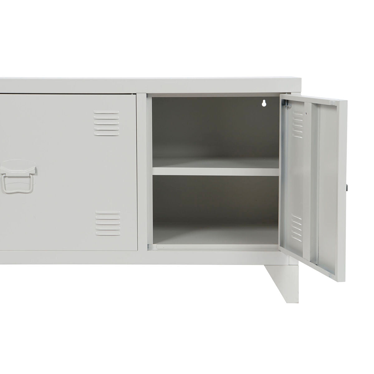 Móvel de TV Home ESPRIT Branco Metal 120 x 40 x 58 cm