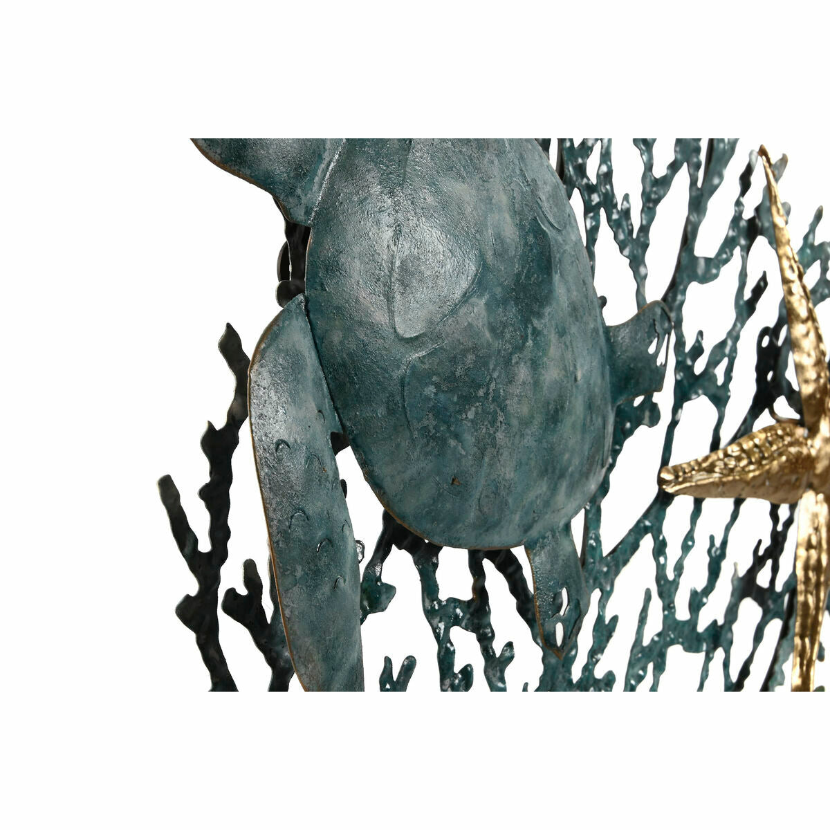 ESPRIT Home Wall Decor, Blue Gold Mediterranean, 55 x 4 x 48 cm (2 Units)