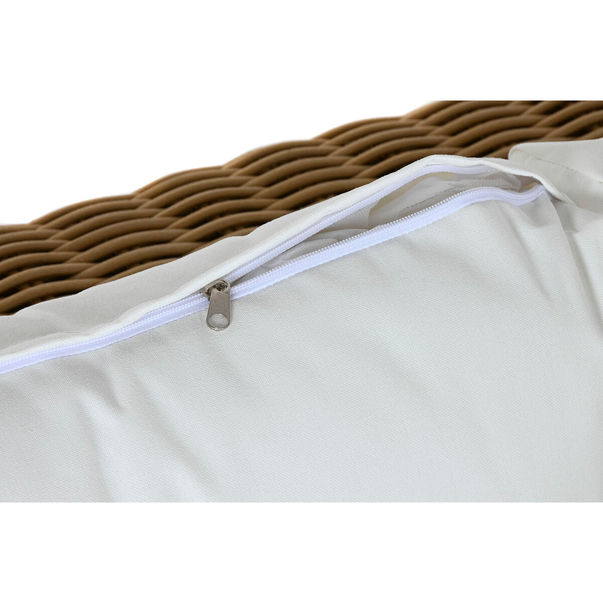 Móveis de jardim Home ESPRIT Branco Castanho Bege Marrom claro 248 x 85 x 80 cm 222 x 85 x 80 cm (4 Peças)