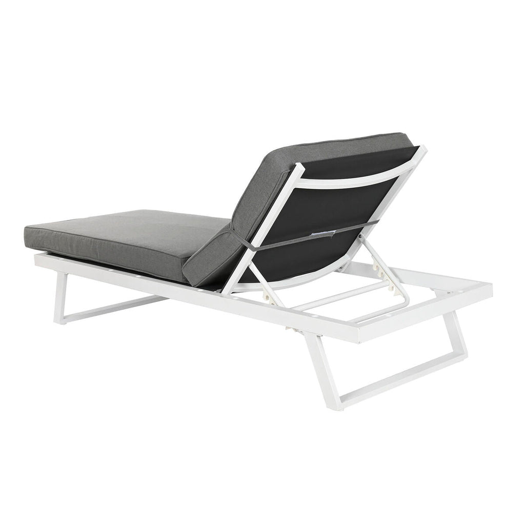 Móveis de jardim Home ESPRIT Cinzento 130 x 68 x 65 cm 190 x 70 x 65 cm 198 x 68 x 65 cm