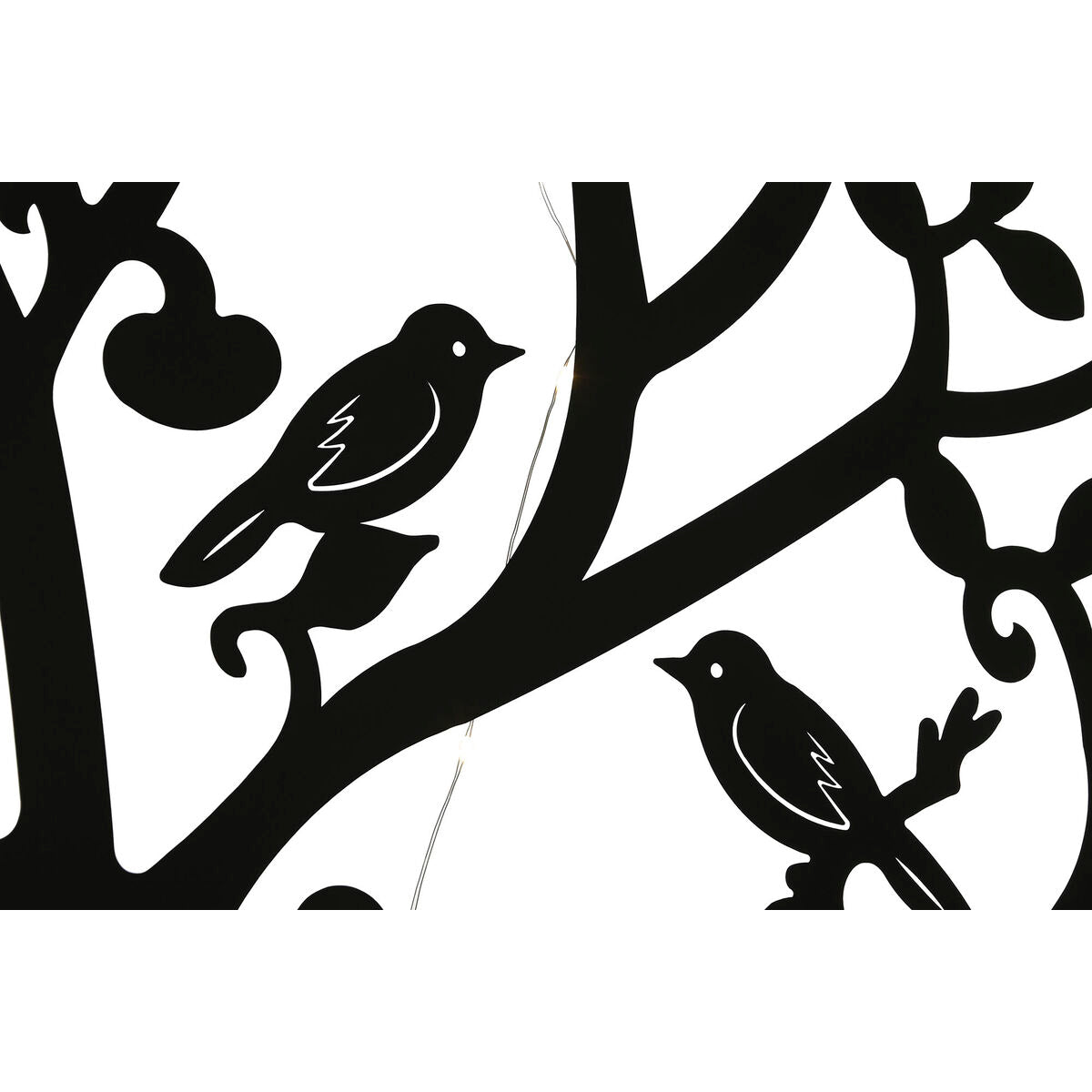 ESPRIT Decoración de pared para el hogar Árbol negro Shabby Chic 100 x 1 x 100 cm 99 x 2 x 99 cm