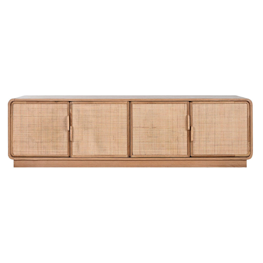 Móvel de TV Home ESPRIT Natural Rotim Eik 157 x 40 x 46 cm