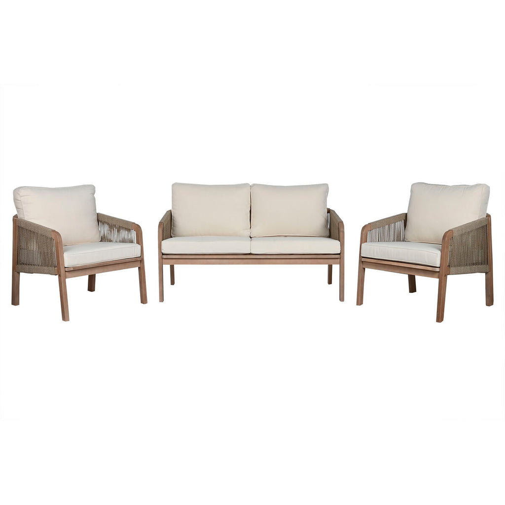 Móveis de jardim Home ESPRIT Castanho 138 x 79 x 83 cm 138 x 79 x 65 cm (4 Peças)