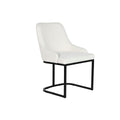 Cadeira de Sala de Jantar Home ESPRIT Branco Preto 54 x 61 x 82,5 cm