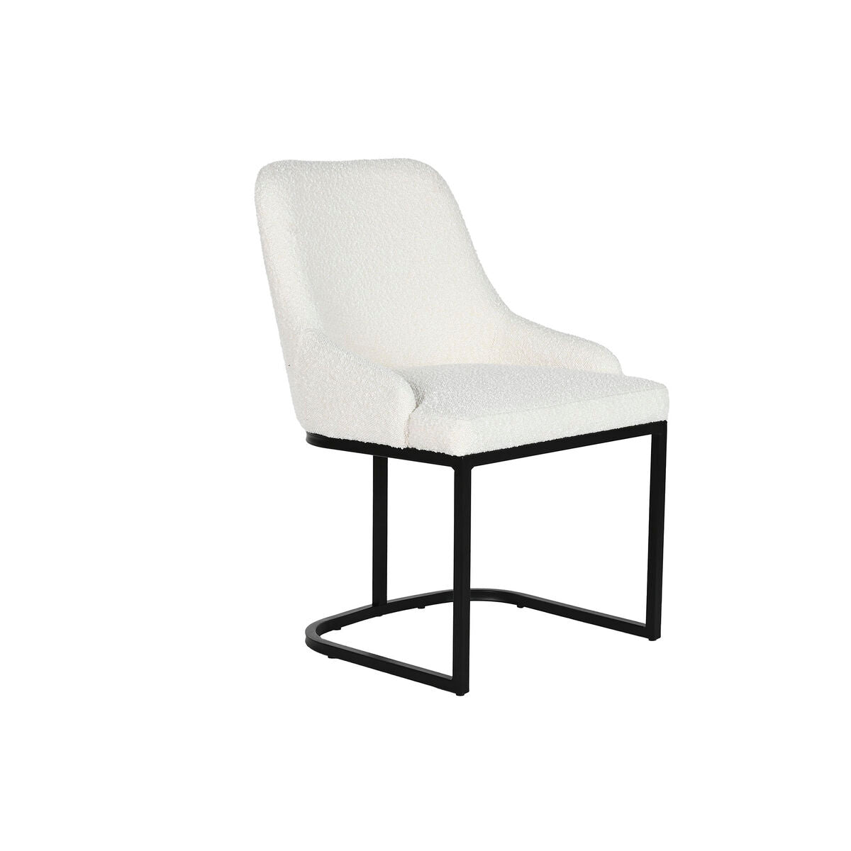 Cadeira de Sala de Jantar Home ESPRIT Branco Preto 54 x 61 x 82,5 cm