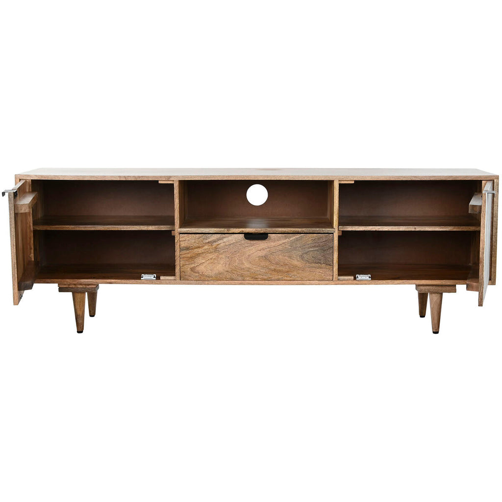 Móvel de TV Home ESPRIT Branco Madeira de mangueira 160 x 41 x 55 cm