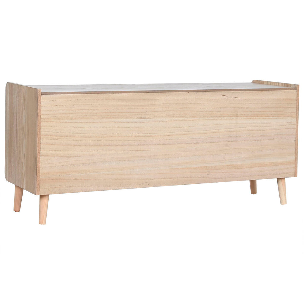 Móvel de TV Home ESPRIT Natural Rotim Madeira de paulónia 120 x 35 x 54 cm