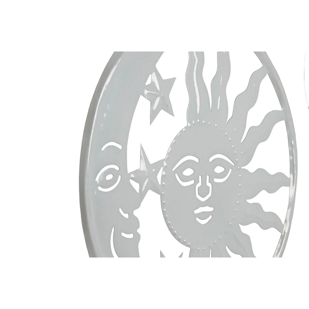 ESPRIT Home Hanging Decoration Blue White Gray Pink Iron Moon Sun 33 x 1 x 77 cm (4 Units)