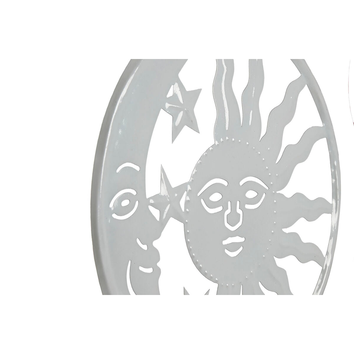 ESPRIT Home Hanging Decoration Blue White Gray Pink Iron Moon Sun 33 x 1 x 77 cm (4 Units)