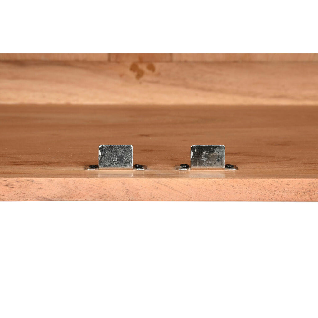 Móvel de TV Home ESPRIT Castanho Preto Metal Acácia 145 x 40 x 52 cm