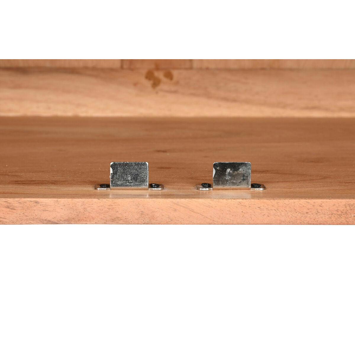 Móvel de TV Home ESPRIT Castanho Preto Metal Acácia 145 x 40 x 52 cm