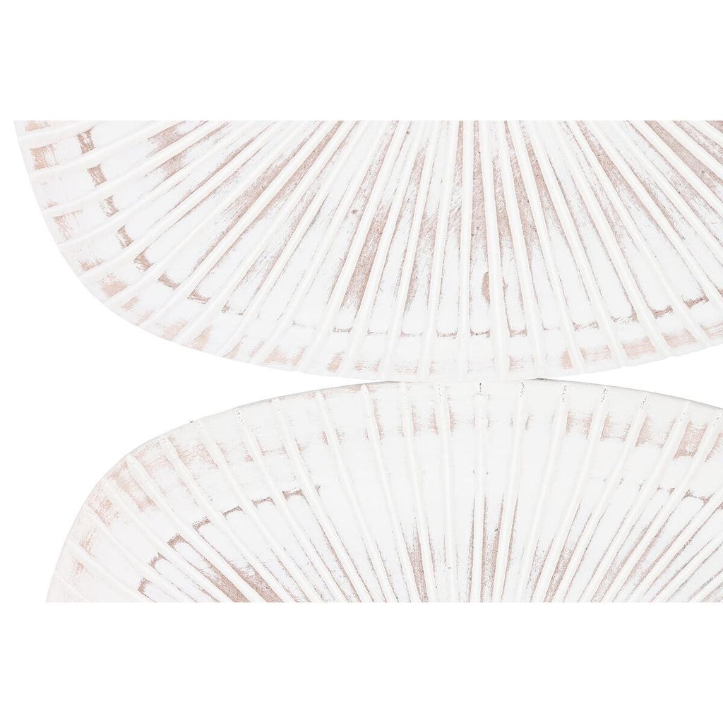 ESPRIT Home Wall Decor, Modern White, Aged Finish, 89 x 2.5 x 89 cm