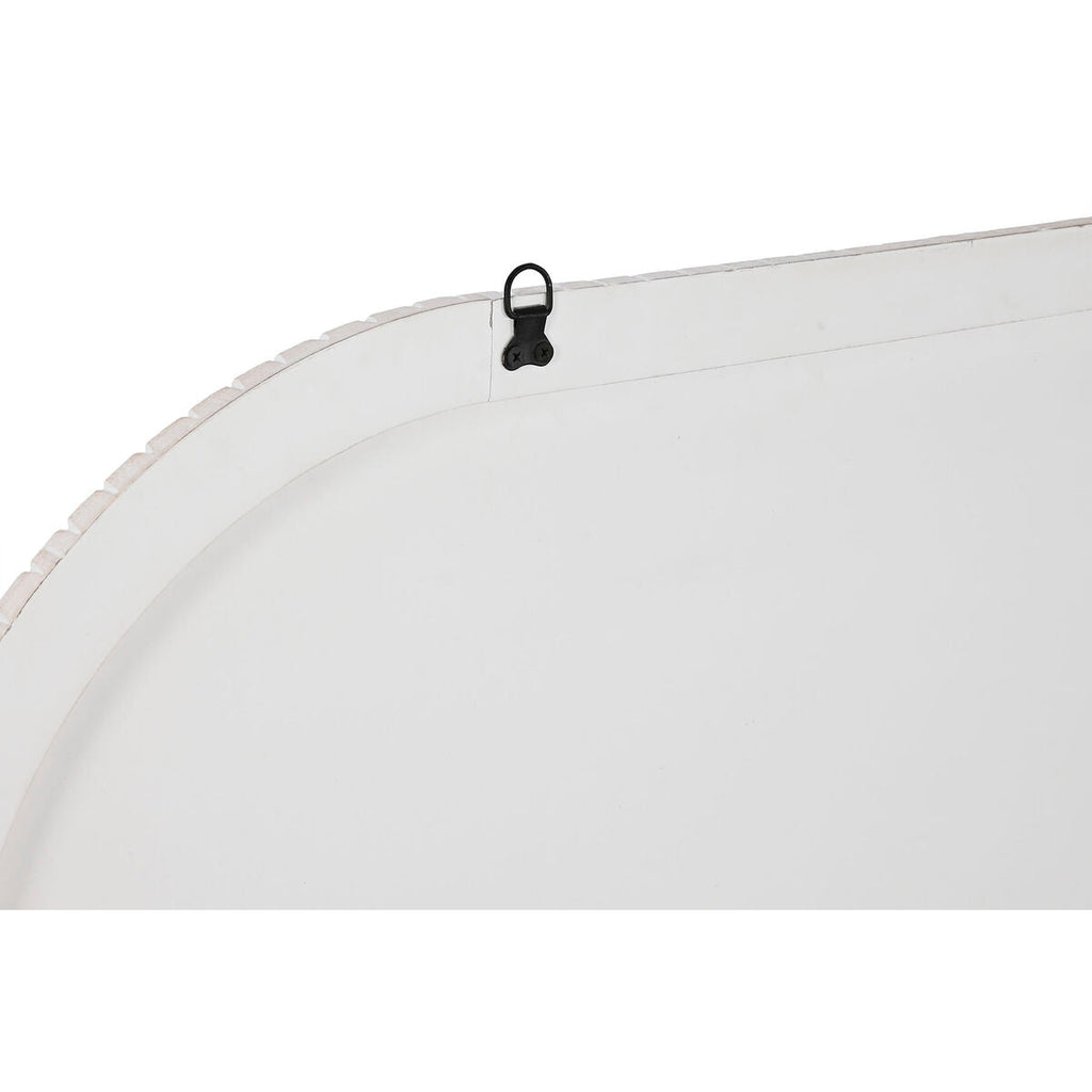 Decoración de pared ESPRIT Home, blanco moderno, acabado envejecido, 89 x 3 x 89 cm