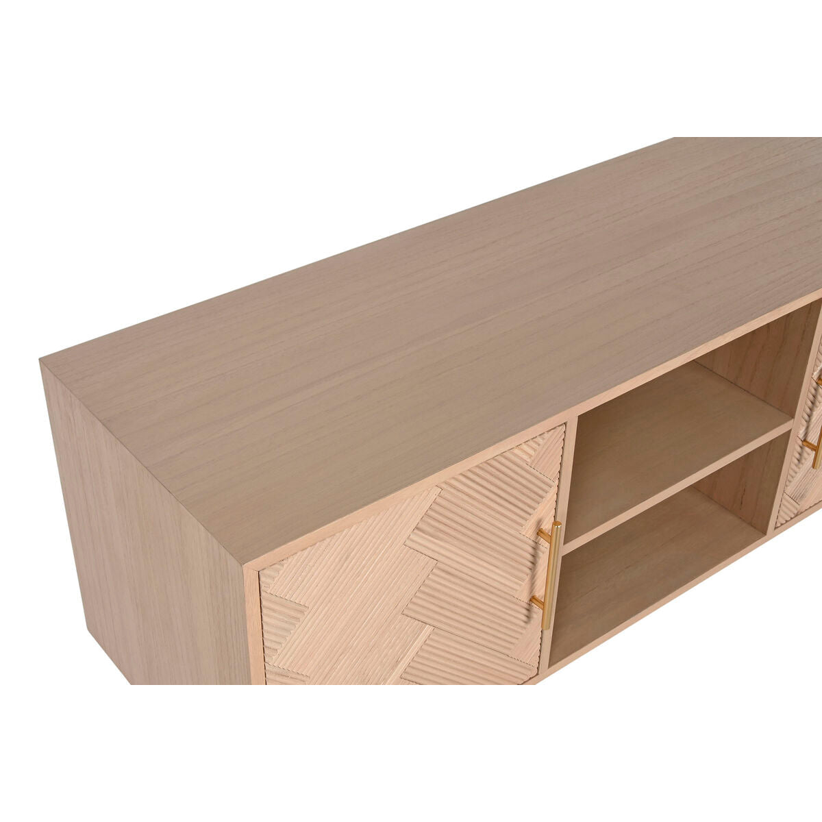 Móvel de TV Home ESPRIT Natural Madeira de paulónia Madeira MDF 120 x 40 x 60 cm