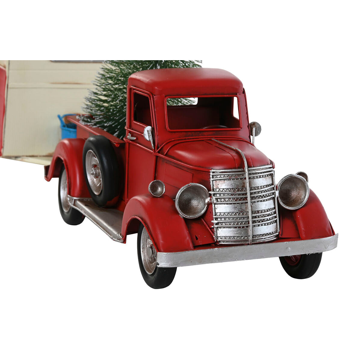 Christmas Decoration Home ESPRIT Red Caravan 73 x 19 x 28.5 cm