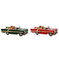 Christmas Decoration Home ESPRIT Red Green 37 x 15.5 x 12 cm (2 Units)