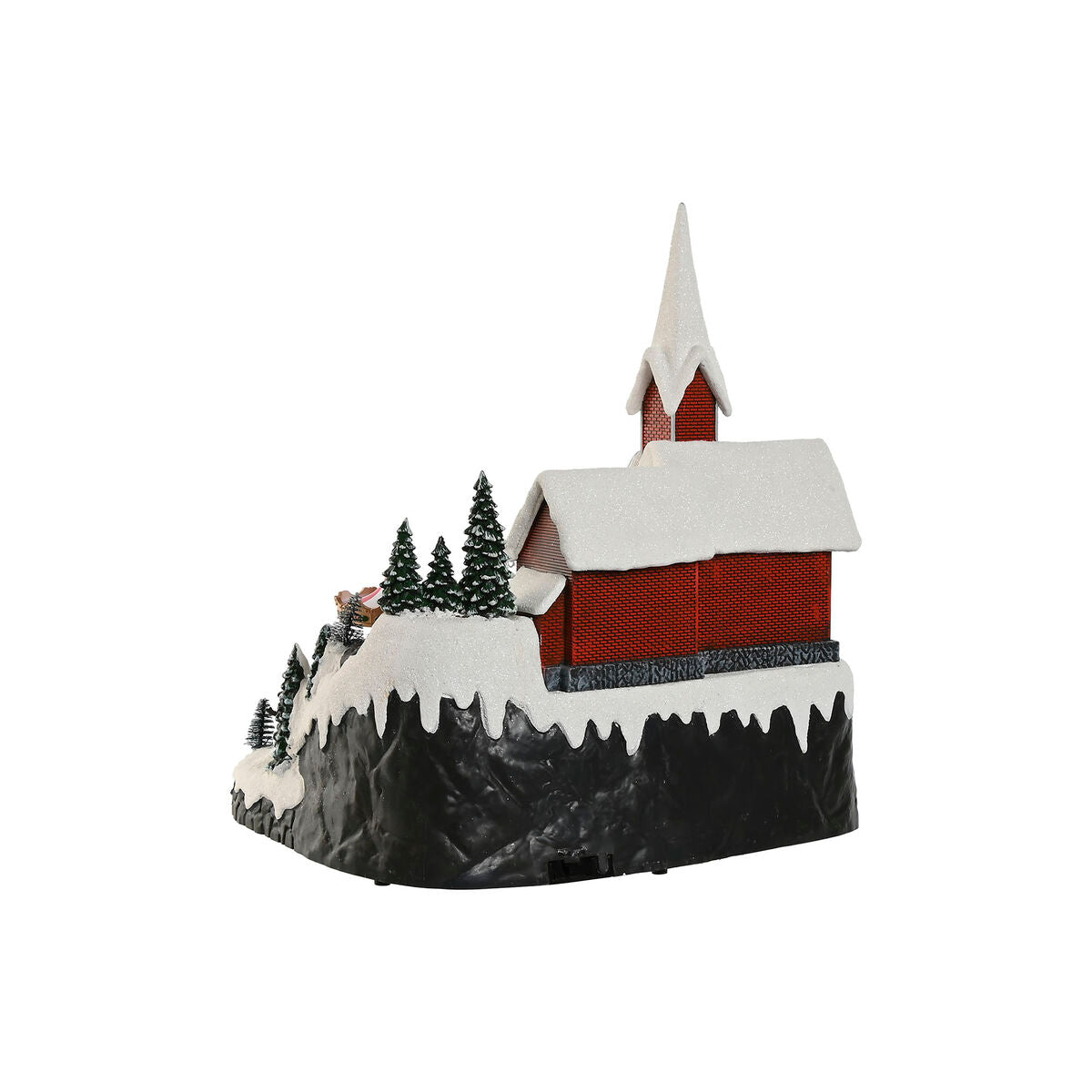 Adorno Natalício Home ESPRIT Multicolor Musical 33 X 31 X 38 cm