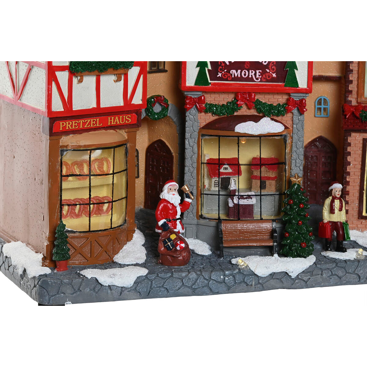 Christmas Decoration Home ESPRIT Multicolor Musical 34 x 15 x 32 cm
