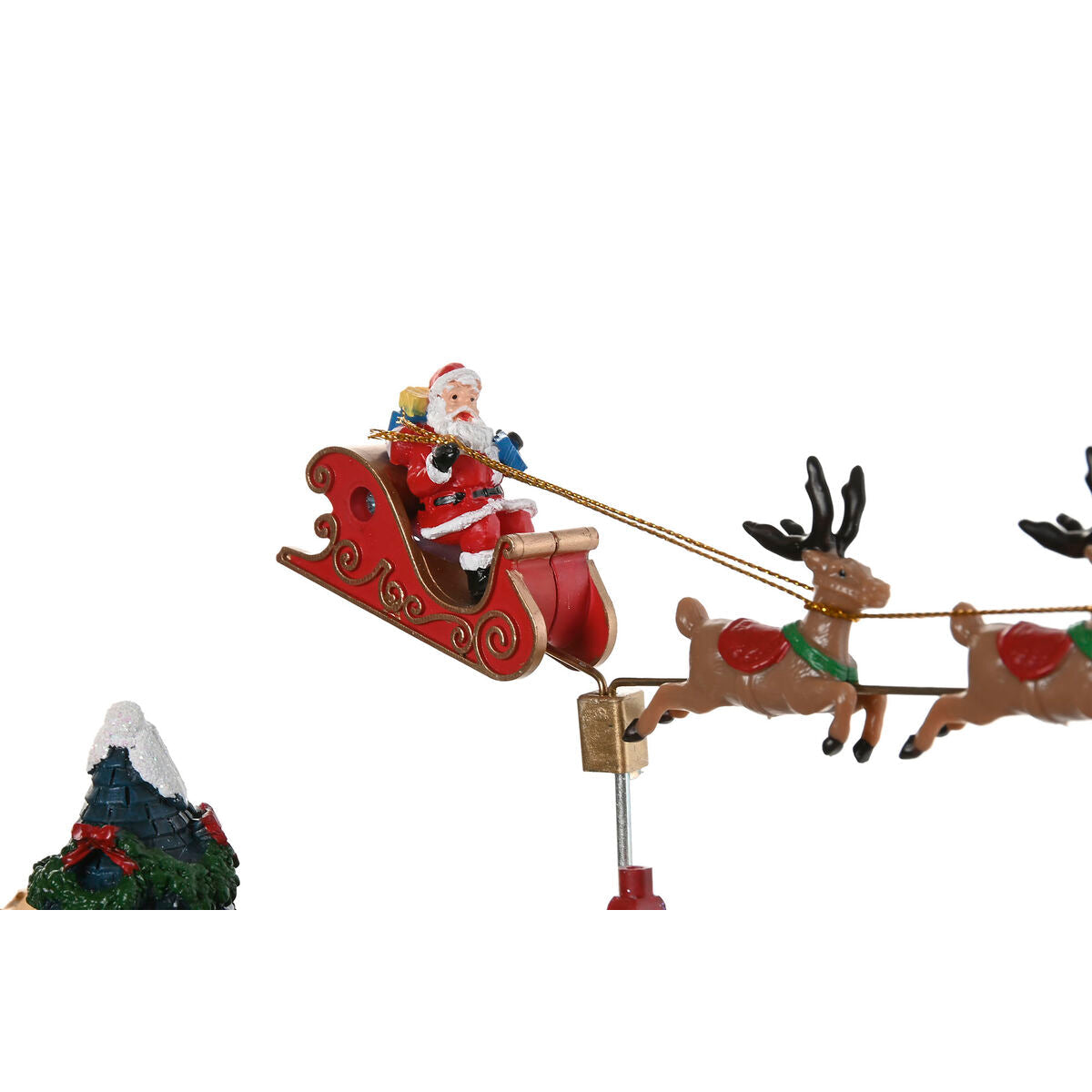 Christmas Decoration Home ESPRIT Multicolor Musical 34 x 15 x 32 cm