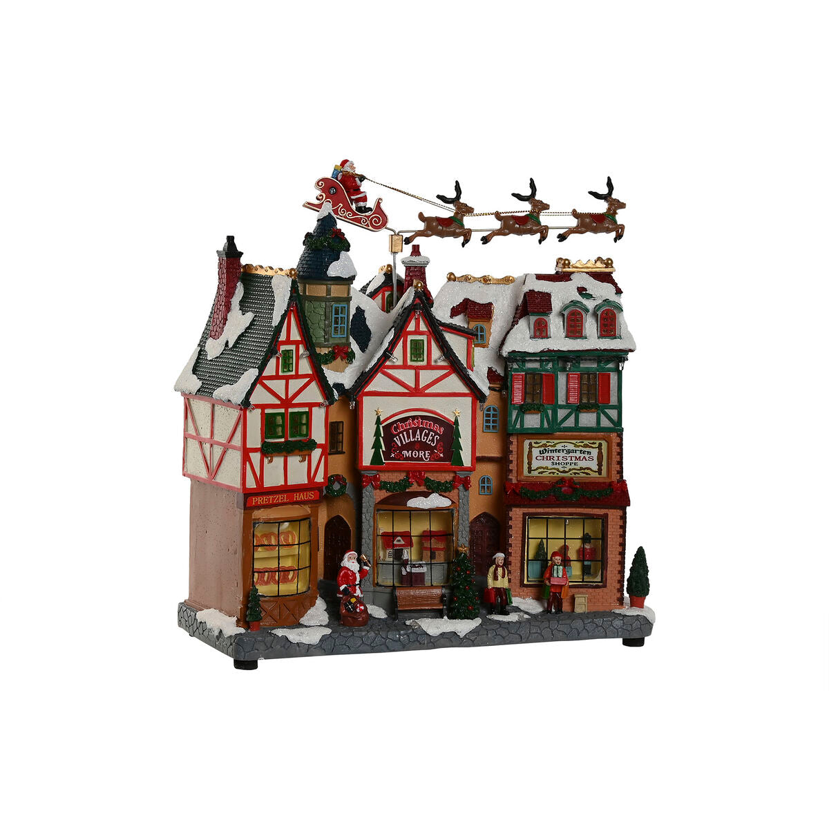 Christmas Decoration Home ESPRIT Multicolor Musical 34 x 15 x 32 cm