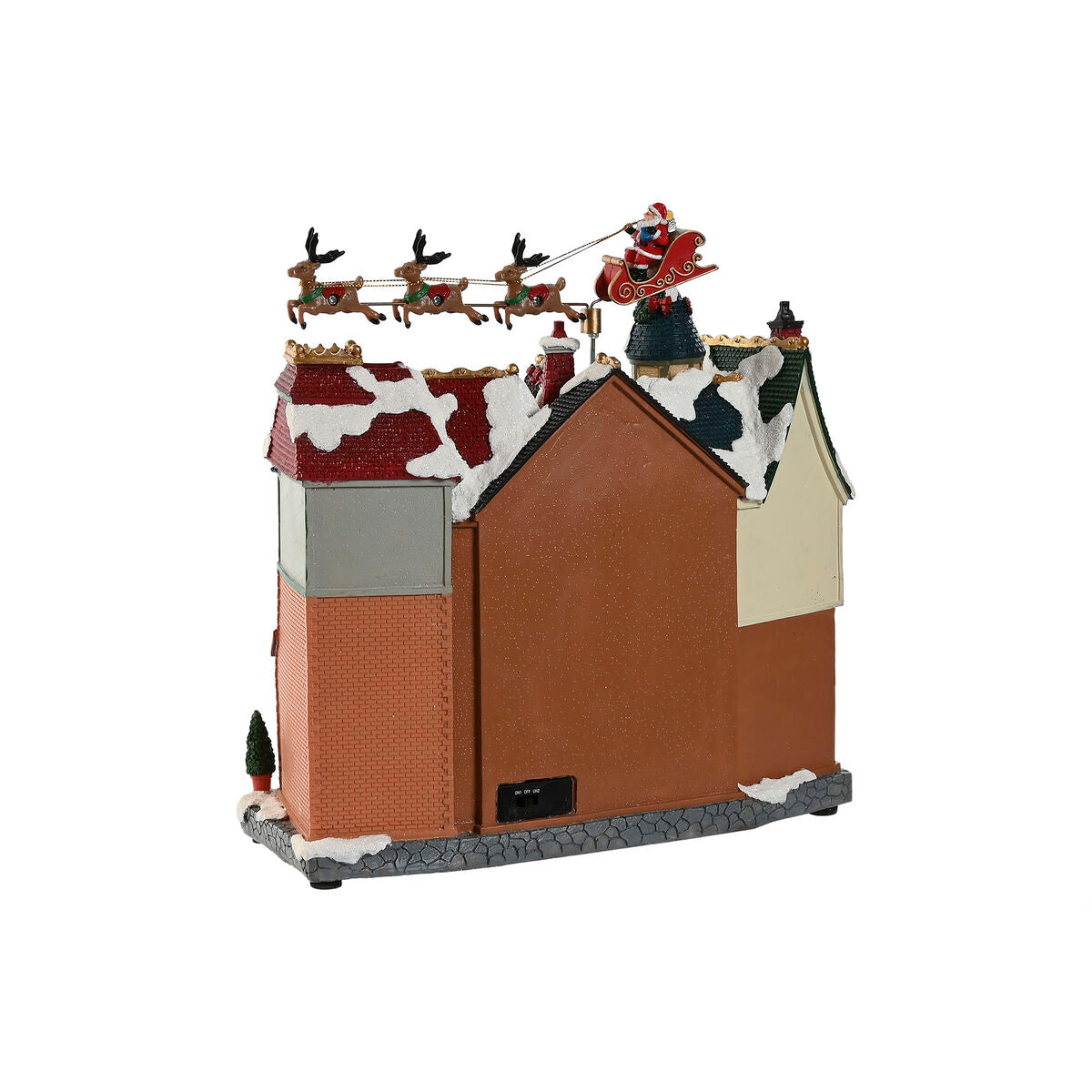 Christmas Decoration Home ESPRIT Multicolor Musical 34 x 15 x 32 cm